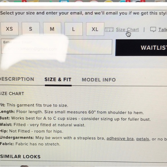 Lulu’s In Blossom Blue floral maxi dress - Picture 6 of 6